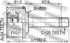 FEBEST 2210-SP Joint, drive shaft